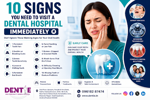 10 Signs You Need to Visit a Dental Hospital Immediately