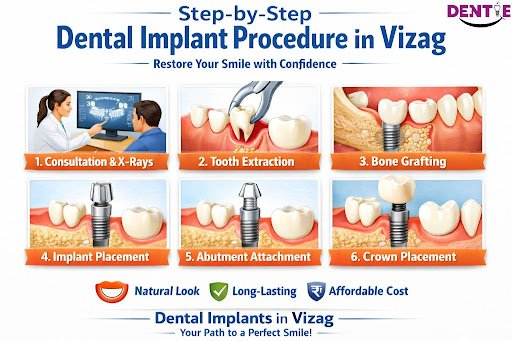 Step-by-Step Dental Implant Procedure in Vizag | Simple Guide